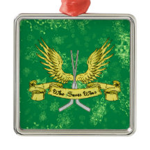 Enfeites de natal, goleiro de hóquei que salva gan