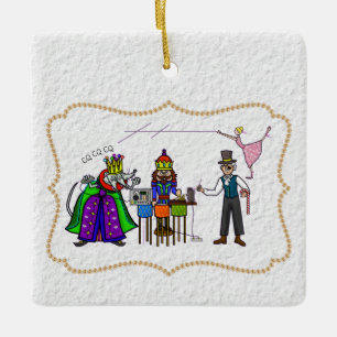 Enfeites de natal Ham Radio Nutcracker