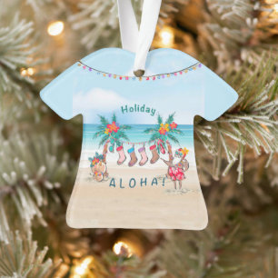 Enfeites de natal Holiday Aloha