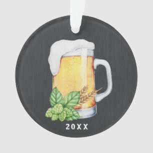 Enfeites de natal Hoppy da caneca de cerveja do