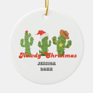 Enfeites de natal Howdy Personalizado