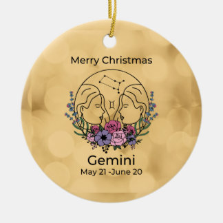 Enfeites de natal inspirado pela Gemini Vintage