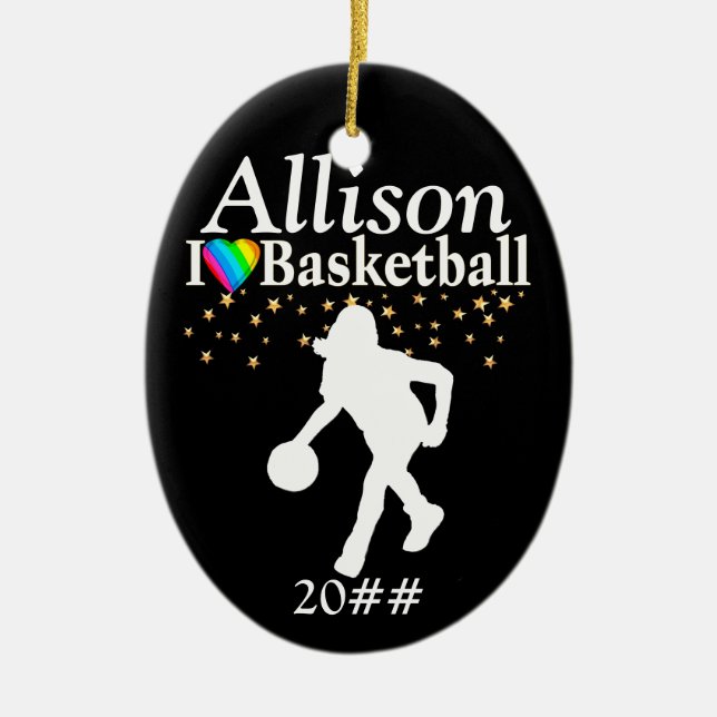 ENFEITES DE NATAL legal PERSONALIZADO BASKETBALL (Frente)