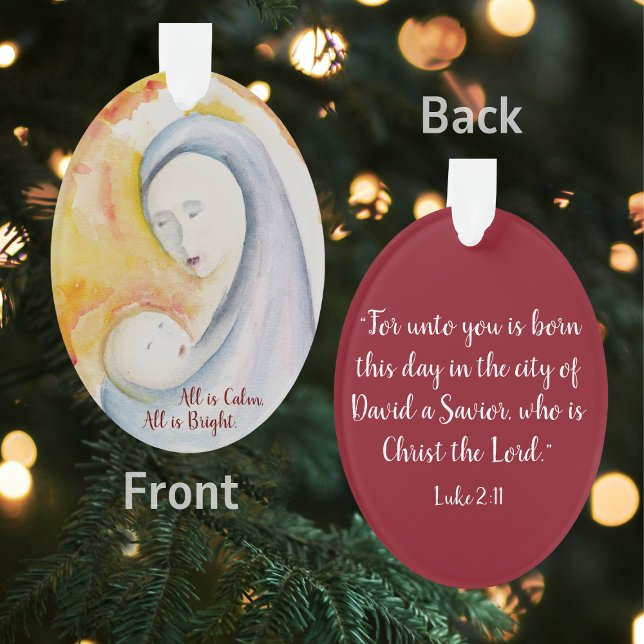 Enfeites de natal Madonna e Criança (Criador carregado)