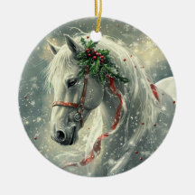 Enfeites de natal Magic Horse - Cerâmica Personali
