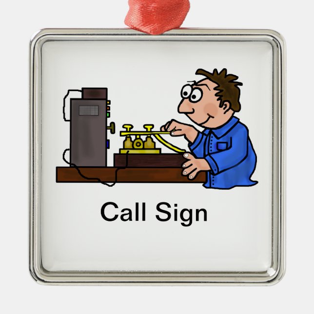 Enfeites de natal masculinos do presunto do código (Frente)