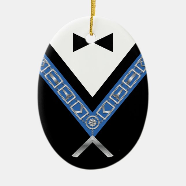 Enfeites de natal Masônicos | Freemason Jewel (Frente)