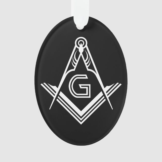 Enfeites de natal Masônicos | Ofertas de Freemason (Frente)