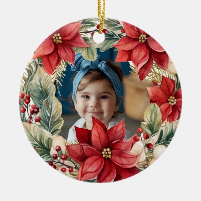 enfeites de natal Memorial de 2 lados (Frente)