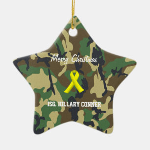Enfeites de natal militares