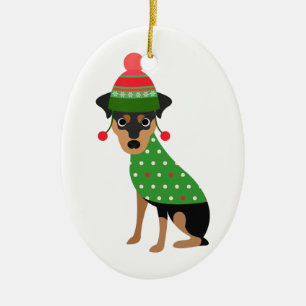 Enfeites de natal mínimos do Pin