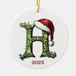 Enfeites de natal Monograma Personalizado
