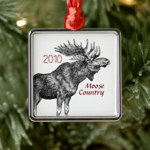 Enfeites de natal Moose Country