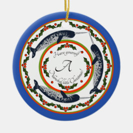 Enfeites de natal Narwhal