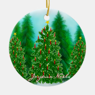 Enfeites de natal Noel francês Joyeux