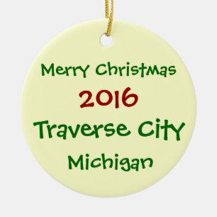 ENFEITES DE NATAL NOVOS DE MICHIGAN DA CIDADE DE