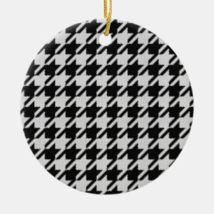 Enfeites de natal Padrão de Weave Houndstooth