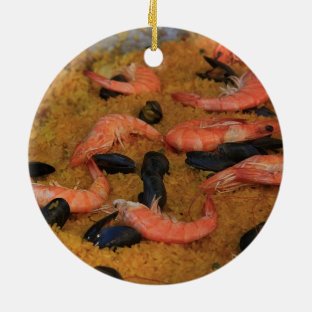 Enfeites de natal Paella (Traseira)