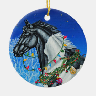 Enfeites de natal Paint Horse