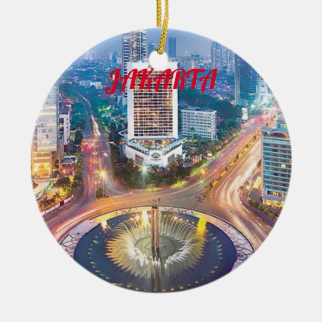 Enfeites de natal Panorâmico Jakarta (Frente)