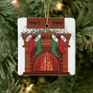 Enfeites de natal para netos personalizados