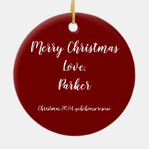 Enfeites de natal Parker 2024