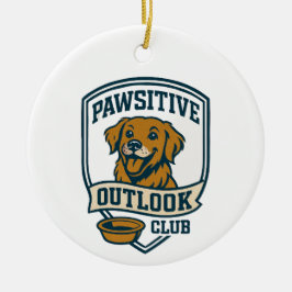 Enfeites de natal Pawsitive Outlook Club