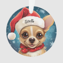 Enfeites de natal Personalizado Chihuahua