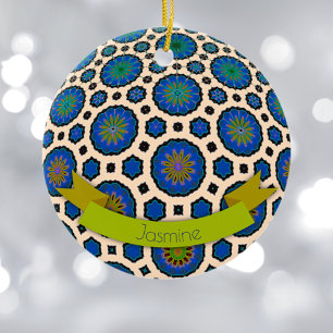 Enfeites de natal personalizado colorido moderno