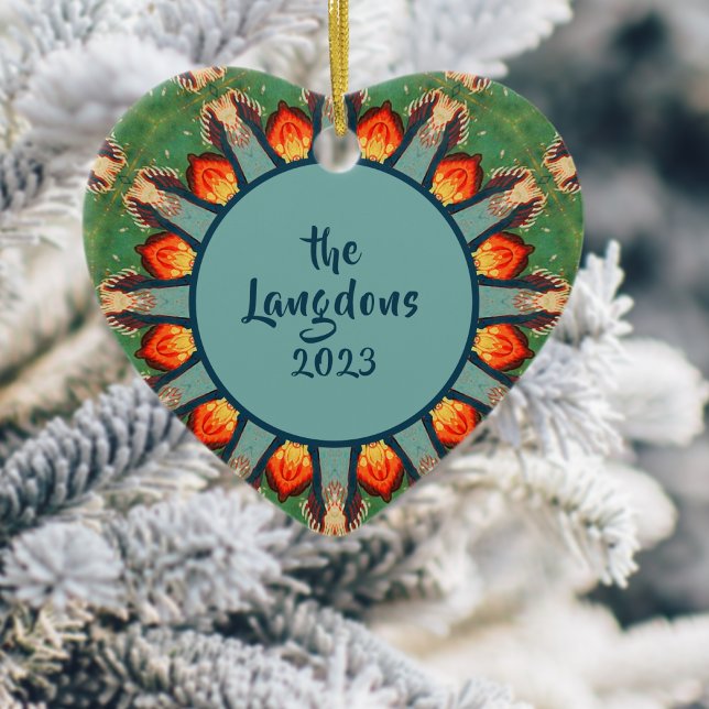 Enfeites de natal personalizado colorido moderno (Criador carregado)