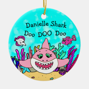 Enfeites de natal Personalizado da Família de Bebê