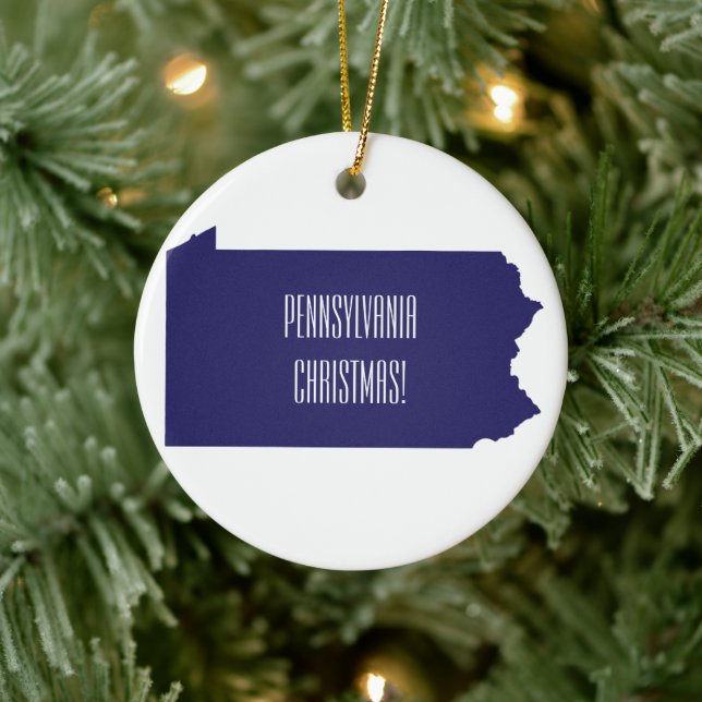 Enfeites de natal personalizado da Pensilvânia! (Árvore)