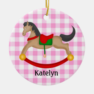 Enfeites de natal Personalizado de Cavalo Rochoso