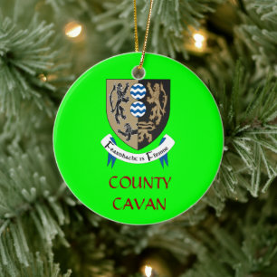 Enfeites de natal Personalizado de County Cavan Ir