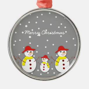 Enfeites de natal personalizado de três bonitos bo