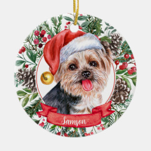 Enfeites de natal Personalizado de Yorkshire Terri