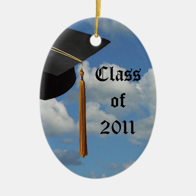 Enfeites de natal Personalizado do Céu de Graduaçã (Frente)