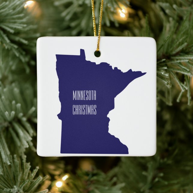 Enfeites de natal Personalizado do Minnesota (Árvore)