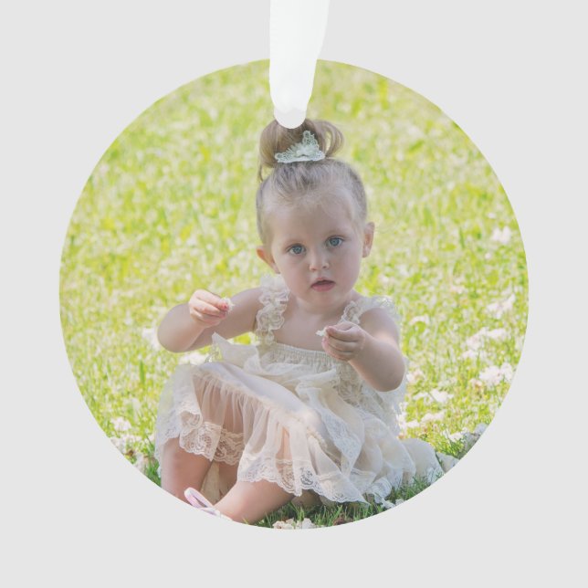 Enfeites de natal Personalizado Duplo Lado (Frente)