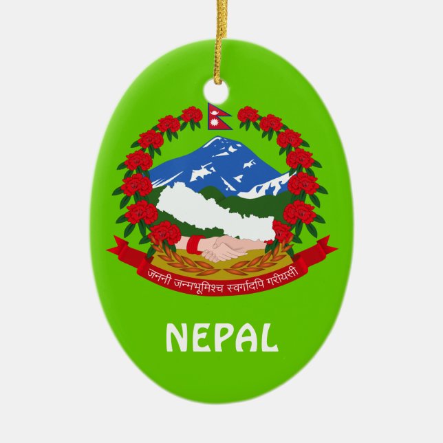 Enfeites de natal personalizado NEPAL* (Frente)