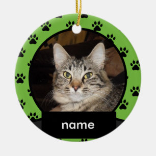 Enfeites de natal personalizado para seu Cat