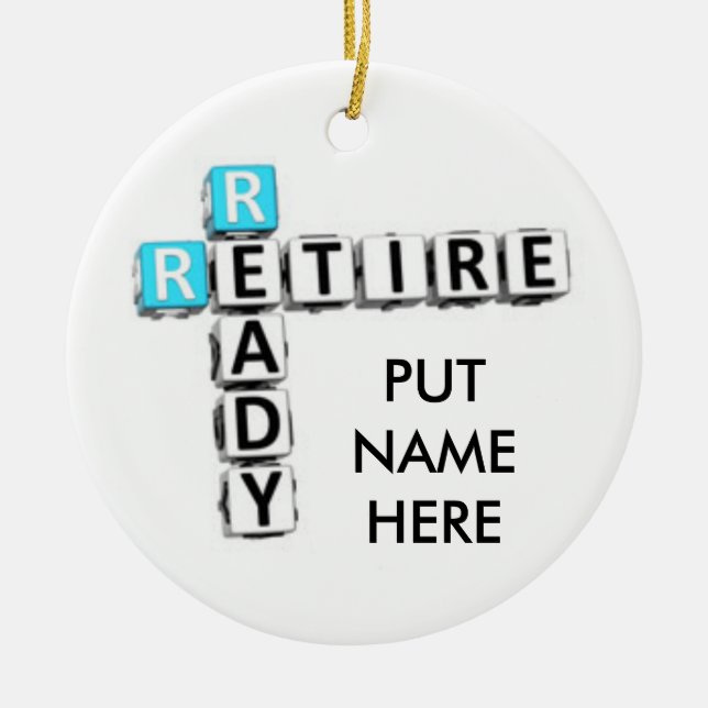 ENFEITES DE NATAL PERSONALIZADO "RETIREE'S" (Frente)