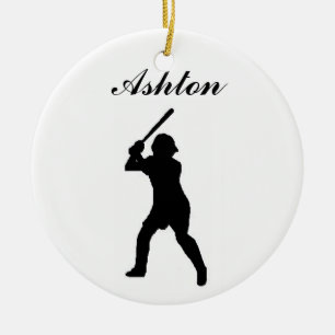 Enfeites de natal personalizados basebol