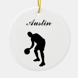 Enfeites de natal personalizados basquetebol
