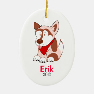 Enfeites de natal personalizados CÃO do ROUCO