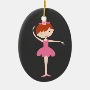 Enfeites de natal personalizados da bailarina