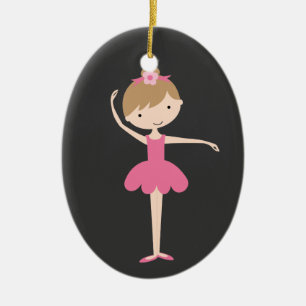Enfeites de natal personalizados da bailarina