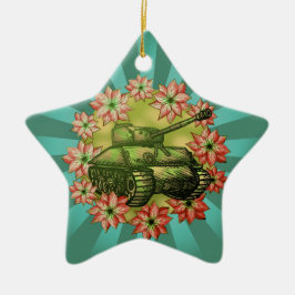 Enfeites de Natal personalizados de Tanque
