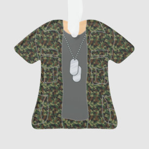 Enfeites de natal personalizados do soldado de