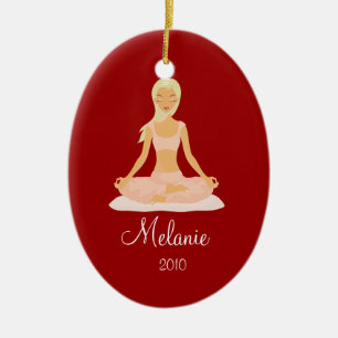 Enfeites de natal personalizados MEDITAÇÃO da IO